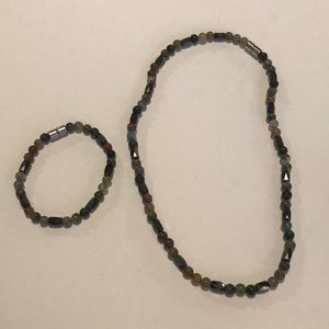 Magnetic Necklace and Bracelet Set